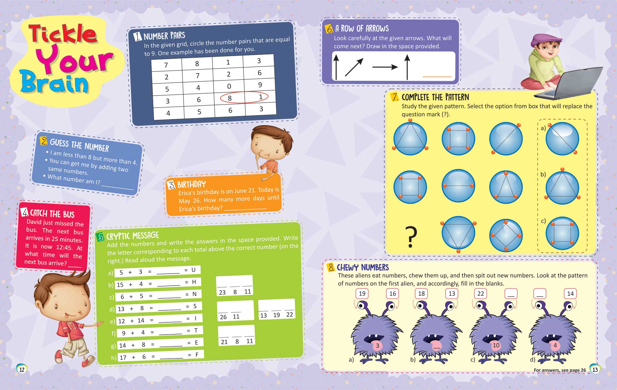 Tickle Your Brain numeracy