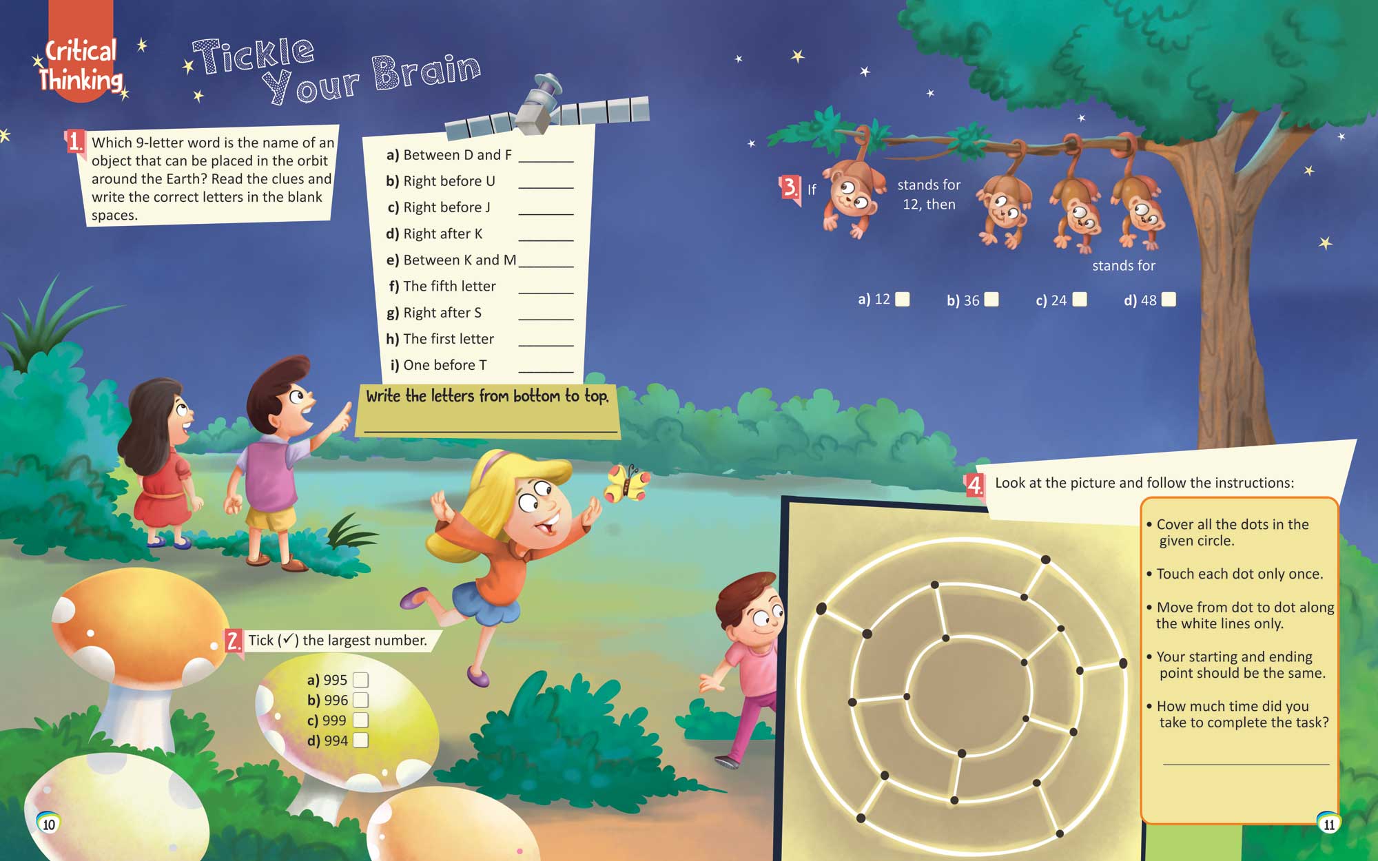 Tickle Your Brain critical thinking