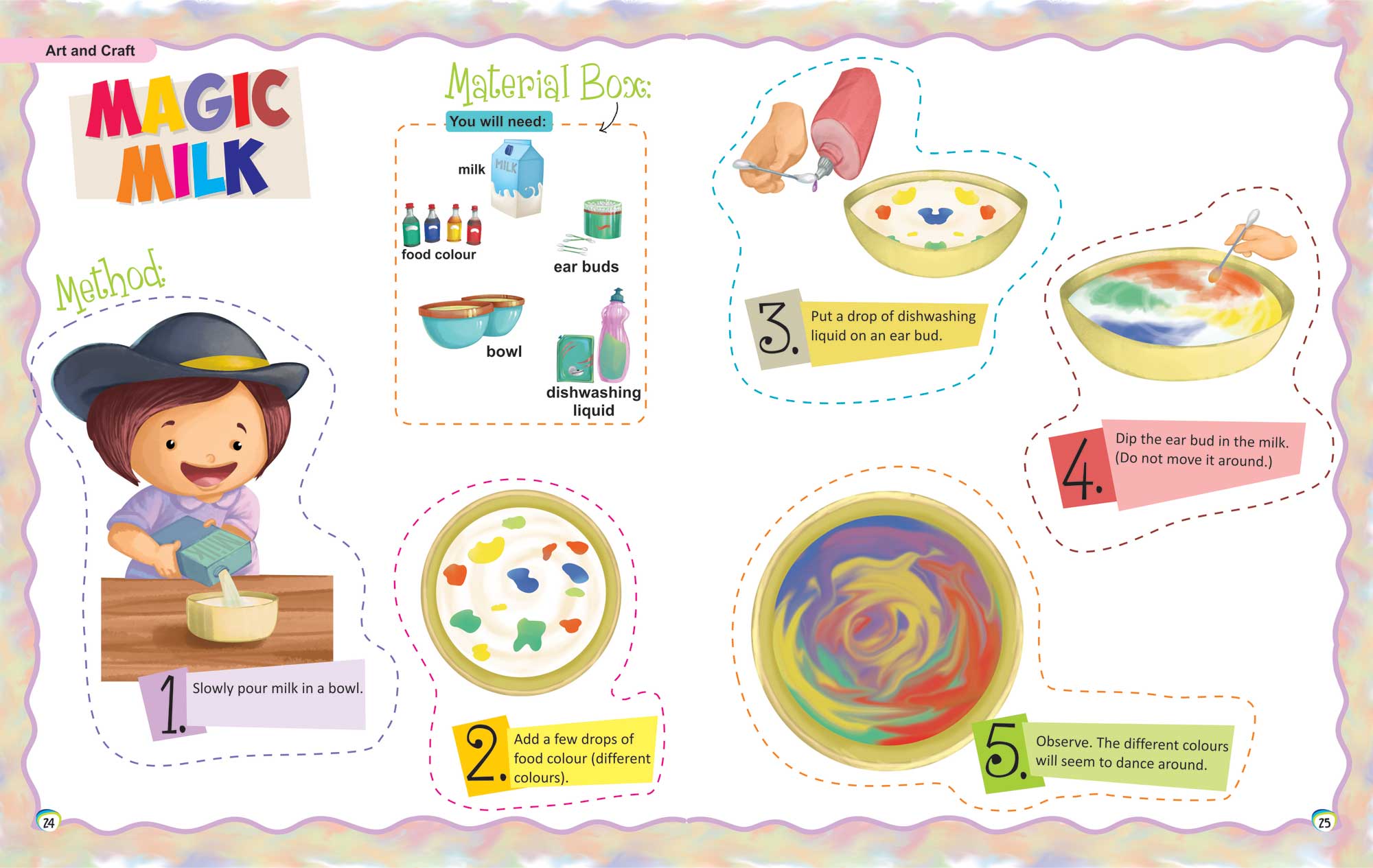 Magic Milk art and craft